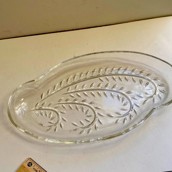 Other - Vintage pressed glass serving bowl.